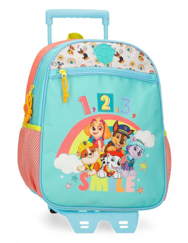 MOCHILA ADAP.33CM. C/CARRO PAW PATROL - DREAM PATR